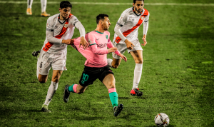 Hasil Copa del Rey Lionel Messi cetak gol, Barcelona Lolos ke perempatfinal, kalahkan Rayo Vallecano 2-1, Kamis dinihari WIB. (Twitter@brfootball)