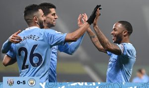 Hasil Liga Inggris, Man City rebut puncak klasemen Liga Inggris, taklukkan West Brom dengan skor 5-0 Rabu dinihari WIB. (Twitter@ManCity)