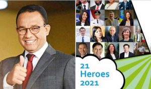 Gubernur DKI Jakarta Anies Baswedan masuk dalam daftar 21 Pahlawan Transfortasi di 21 Heroes 2021. (Twitter.com)