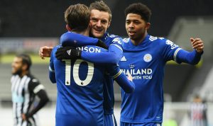 Jadwal Live Streaming Leicester vs Livepool Liga Inggris di Mola TV. Jamie Vardy bakal jadi momok bagi lini pertahanan LIverpool. malam ini. (Twitter.com@Jamievardy)