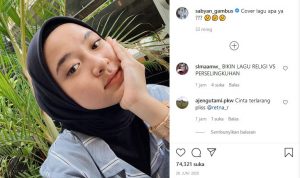Nissa Sabyan disebut jadi orang ketiga di balik gugatan perceraian Ayus dan sang istri Ririe Fairus. (tangkaplayar instagram)