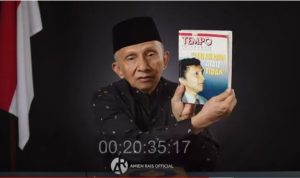 Amien Rais, mantan tokoh PAN, pendiri Partai Umat (tangkaplayar YouTube Amienraisofficial)