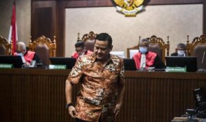 Irjen Napoleon Banaparte divonis 4 tahun penjara dalam kasus red notice Djoko Tjancra. (Antara Muhammad Adimaja)