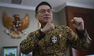 Kepala KSP Moeldoko terpilih jadi Ketua Umum Partai Demokrat dalam KLB di Deli Serdang Sumut, Jumat (CNNIndonesia)