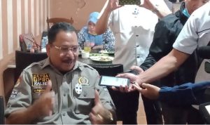 Ketua DPRD Kalsel H Supian HK minta kegiatan normalisasi sungai tidak dilalukan gegabah. (Kalimantanlive.com Elpian Achmad)