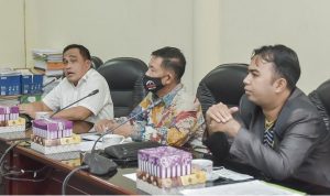Komisi III DPRD Provinis Kalsel saat melakukan kunjungan kerja ke DPRD Tabalong, Jumat 12 Maret 2021 lalu. (Humas DPRD Kalsel Romi Alfianor)