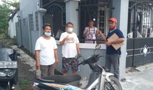 Pemilihan Ketua RT 013 RW 002 Kompleks Banjar Indah Permai Pemurus Dalam Banjarmasin, secara door to door selama pandemi Covid-19, Kamis (11 Maret 2021) (Kalimantanlive.com Elpian Achmad)