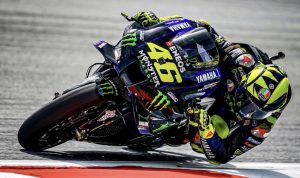 Valentino Rossi di latihan bebas MotoGP Australia 2020. (Twitter@ValeYellow46).