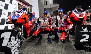Hasil Kualifikasi MotoGP Doha 2021, Jorge Martin Pole, Johann Zarco kedua, Valentino Rossi start ke-21. (Twitter @Pramac Racing)