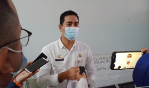 Sekretaris Dinas Perhubungan Kalsel Mirhan, usai rapat pembahasan LKPj 2020 di DPRD Kalsel, Rabu, 7 April 2021 (Kalimantanlive.com)