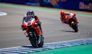 Hasil MotoGP Prancis FP2, Johann Zarco tercepat, Valentino Rossi 9, Marc Marquez tercecer, Jumat. (Twitter@pramacracing)