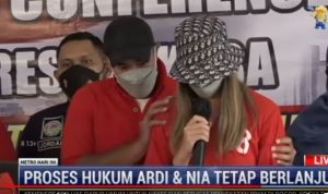 Artis Nia Ramadhani minta maaf terlibat kasus narkoba. (tangkaplayarYouTubeMetroTV)
