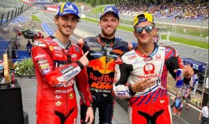 Hasil MotoGP Austria 2021, Penuh Drama, Brad Binder Juara, Marquez Crash, Rossi Finis ke-8. (Twitter@MotoGP)