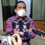 Ketua Komis III DPRD Kalsel H Sahrujani usai rapat kerja dengan Dinas PUPR Kalsel, Kamis (292021). (Kalimantanlive.com)