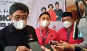 PDI Perjuangan Target Jadi Partai Nomor 1 di Kalsel dan Menang Pemilu dan Pilkada 2024. Ketua DPP PDIP Djarot Syaiful Hidayat dan Mardani H Maming, Kamis (9122021). (Kalimantanlive.com eep)