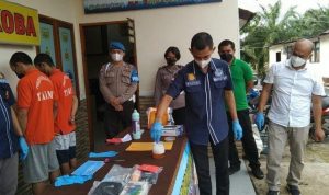 Satresnarkoba Polres Bengkayang, melakukan pemusnahan Barang Bukti jenis sabu-sabu