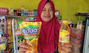 Ilustrasi harga minyak goreng mahal