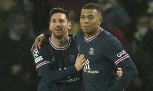 Lionel Messi dan Kylian Mbappe
