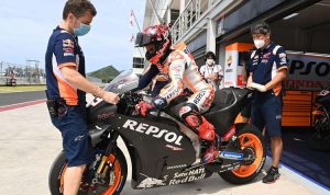 Pembalap Repsol Honda Team MotoGP Marc Marqueze