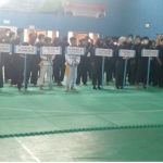 Para peserta Kejurprov Pencak Silat di Paringin, Kabupaten Balangan. (Kalimantanlive.com Kamil)