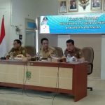 Asisten 1 Bidang Pemerintahan dan Hukum Setda Balangan Rudiansyah Sofyan memimpin Rakor pengendallian Inflasi daerah, Senin (1292022). (Kalimantanlive.com Kamil)