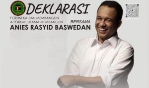 Deklarasi dukungan kepada Anies Baswedan yang akan digelar Forum Kabah Membangun di Yogyakarta