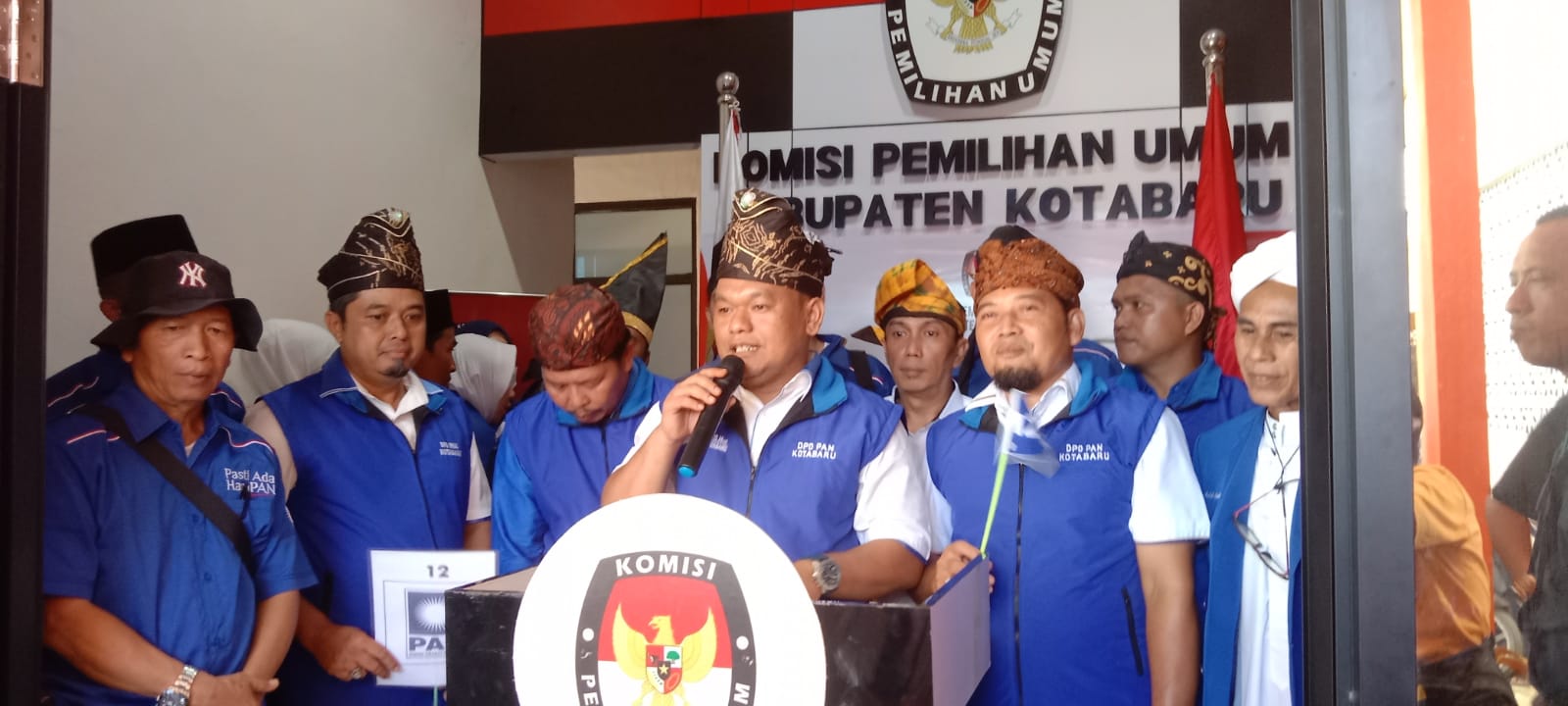 Partai Amanat Nasional (PAN) secara resmi telah mendaftarkan para calegnya ke KPUD Kabupaten Kotabaru. (Kalimantan Live/Siti Rahmah)