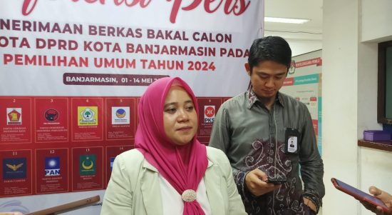 Ketua KPU Kota Banjarmasin, Rahmiyati Wahdah (Kalimantanlive.com/Ilham)