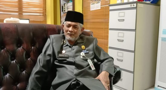 Kepala Badan Pendapatan Daerah Kabupaten Kotabaru Drs. H. Akhmad Rivai, M.Si (Kalimantanlive.com/Siti Rahmah)