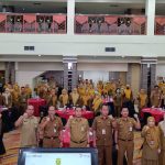 Sekretaris Daerah Kota (Sekdakot) Banjarmasin, Ikhsan Budiman membuka kegiatan Focus Group Discussion (FGD) Peningkatan Akuntabilitas Pengelolaan Keuangan Daerah SKPD tahun 2023, berlangsung di Hotel Aria Barito Banjarmasin, Senin (29/5/23). Kalimantanlive.com/Ilham