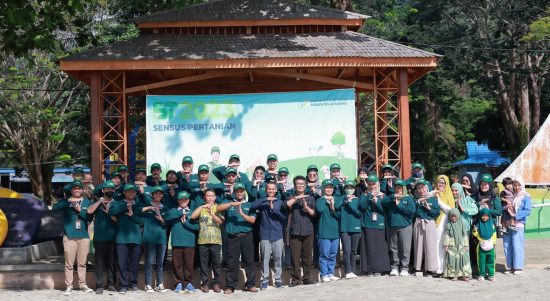 Badan Pusat Statistik Kabupaten Kotabaru menggelar sosialisasi ST 2023 dan Apel siaga petugas ST 2023, melibatkan PWI dan dinas pertanian setempat. (Kalimantalive.com/Siti Rahmah)