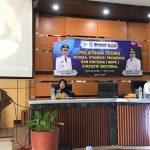 Pemerintah Kabupaten Banjar melalui Dinas Komunikasi Informatika Statistik dan Persandian (DKISP) Kabupaten Banjar Bidang Statistik dan Persandian menggelar Pelatihan Teknis Norma, Standar, Prosedur dan Kriteria (NSPK) Statistik Sektoral, di Aula Barakat, Martapura, Rabu ( 7/6/2023) pagi. (Kalimantanlive.com)