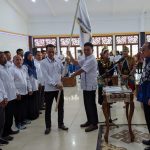 Sahdian resmi dilantik sebagai Ketua Badan Pimpinan Cabang (BPC) Gabungan Pelaksana Konstruksi Nasional Indonesia (Gapensi) Kabupaten Tabalong periode 2023-2028. (Kalimantanlive.com/ A Hidayat).