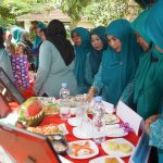 Kegiatan Jambore Kader Posyandu Senin (19/6/2023) di halaman Sekretariat PKK Kabupaten Balangan. (Kalimantanlive.com/Kamil)