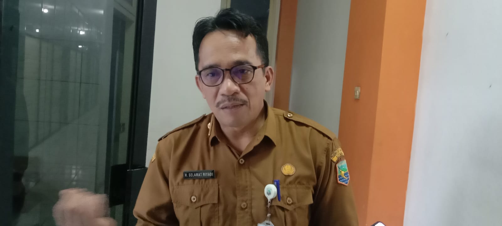 Kepala Dinas Pendidikan Kabupaten Kotabaru Selamat Riyadi (Kalimantanlive.com/Siti Rahmah)