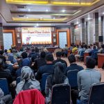 Rapat Pleno Terbuka Rekapitulasi dan Penetapan DPT yang digelar KPU Tabalong di Gedung Informasi Pembangunan, Senin (20/06/2023) malam. (Kalimantanlive.com/ A Hidayat)