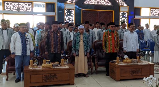 Majelis Ulama Indonesia (MUI) Kabupaten Tabalong menggelar rapat koordinasi pimpinan se-Tabalong sekaligus halal bihalal di Pendopo Bersinar, Kamis (08/06/2023). (Kalimantanlive.com/ A Hidayat)