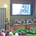 Bupati Tanah Bumbu Abah Zairullah Azhar mengungkapkan realisasi anggaran tahun 2022, berupa Pendapatan Daerah ditargetkan Rp 2.031.080.856.341, sementara realisasi mencapai 2.269.612.714.261.81 atau 111,74 persen. (Kalimantanlive,com/Desy).