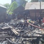 Kondisi salah satu rumah warga yang ludes dilalap si jago merah yang terjadi di Desa Binjai RT 1, Kecamatan Muara Uya, Tabalong (foto dok binjainuri)