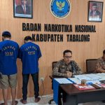 BNNK Tabalong berhasil meringkus dua residivis pengedar gelap narkotika di kabupaten Tabalong (foto : sah/sekata.id)