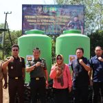 Peresmian program TMAB TNI AD yang dilakukan oleh Kodim 1008/Tabalong dalam rangka percepatan penurunan stunting di Desa Kambitin, Kecamatan Tanjung, Tabalong (Foto Kodim 1008 Tabalong)