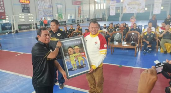 Pekan Olahraga Wartawan Daerah (Porwada) Kalimantan Selatan (Kalsel) untuk memperebutkan Piala Paman Birin 2023, telah resmi dibuka. (Kalimantanlive.com/Ilham).