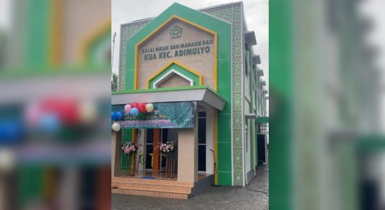 Gedung baru KUA Adimulyo (Kalimantanlive.com/kemenag.id).