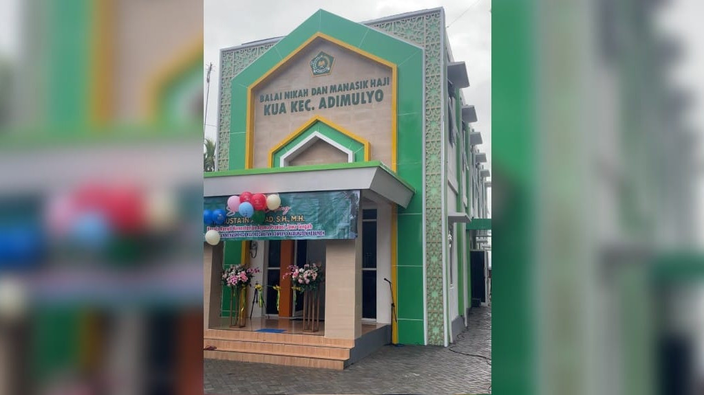 Gedung baru KUA Adimulyo (Kalimantanlive.com/kemenag.id).