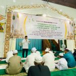 Pemerintah Kabupaten Kotabaru Gelar Dzikir dan Do'a Bersama atau Istigosah dalam memyambut Tahun Baru Islam 1 Muharram 1445 Hijryah yang bertepatn dengan tanggal 18 Juni 2023 yang berlangsung di Mesjid Agung Khusnul Khotimah, Selasa (18/07/2023). (Kalimantanlive.comSiti Rahmah).