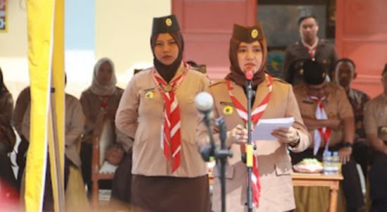 Kwartir cabang gerakan pramuka Kotabaru mengadakan kegiatan Raimuna cabang tahun 2023. (Kalimantanlive.com/Diskominfo)