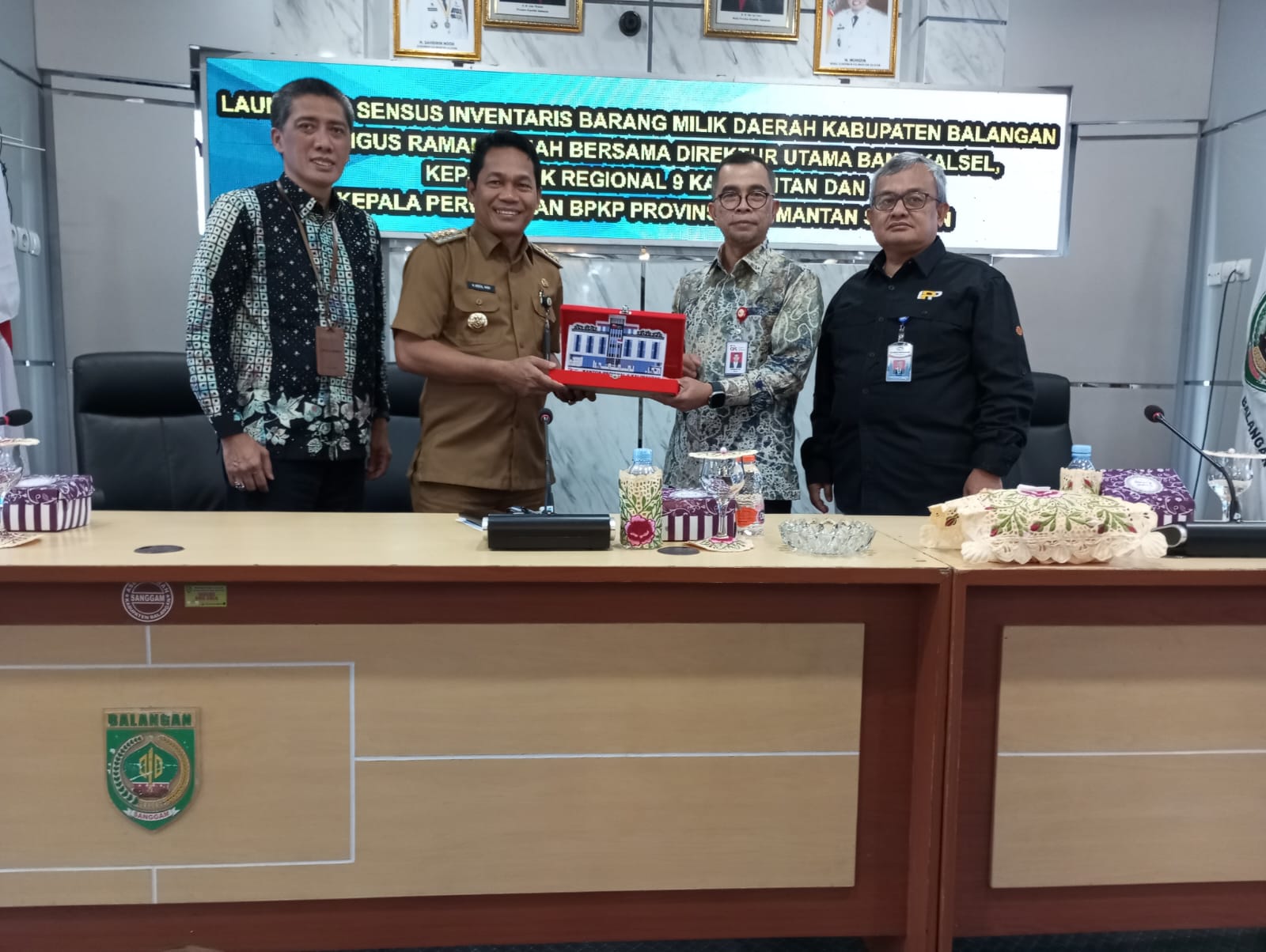 Pemerintah Kabupaten Balangan menggelar kegiatan Launching Sensus Inventarisasi Barang Milik Daerah dalam rangka untuk mengetahui lebih mendalam tentang aset atau barang milik daerah Pemerintah Kabupaten Balangan. (Kalimantanlive.com/Kamil).