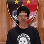 Pelaku RR (27) warga Kelurahan Hikun, Kecamatan Tanjung, Tabalong yang kini harus berurusan dengan aparat kepolisian diduga ancam korban saat menagih utang almarhum orangtuanya (Humas Polres Tabalong)