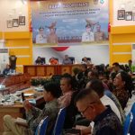 Dinas Ketahanan Pangan dan Pertanian Provinsi Kalsel menggelar rapat koordinasi di oprom Setda Kotabaru, Jum'at (21/07/23). (Kalimantanlive.com/Siti Rahmah).