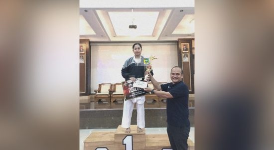 Altet Shoto-kai Kalsel asal Kabupaten Tanah Laut, Ayu Ambarwati. (Foto: Pelatih Shoto-kai Kalsel)